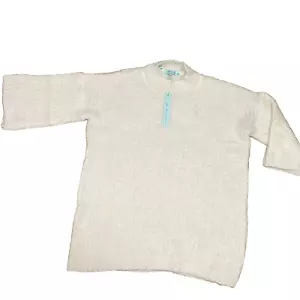 She + Sky Damen Mock Rollkragen Pullover Pulli weiß One Size - Bild 1 von 10