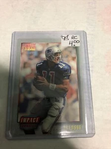 Drew Bledsoe Rc Impact Rookies Pro Set Ir2 - Picture 1 of 2