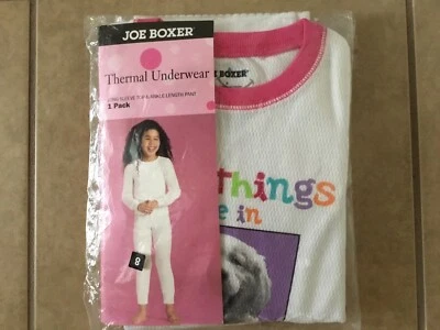 ¡Nuevo! Joe Boxer Niñas Ropa Interior Térmica Multicolor Conjunto De Colección - Talla 8 Foto 1 de 2