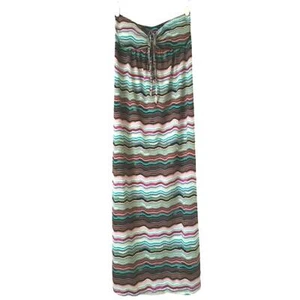 Silvergate Maxi Top Vestido Sin Tirantes Líneas Zig-zag M - Imagen 1 de 4