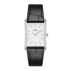 DANIEL WELLINGTON Bound Black Crocodile Silver UOMO DW00100697 NUOVO - Foto 1 di 2