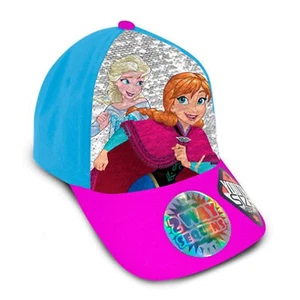 Cappellino bambina ufficiale Disney Frozen berretto paillette reversibili 2695 - Picture 1 of 1