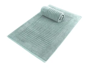 Mats Rugs Non Slip Floor 2 Piece Bathroom Set 100% Cotton Comfy & Highly Absbent - Picture 1 of 7