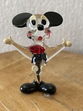 Antique Vintage Disney Blown Glass Art Mickey Mouse Figurine