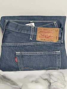 44x32 XX Levi Mens 501 Blue Denim Jeans ( Measured 42.5 x 30 ) - Picture 1 of 13