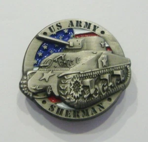 3D U.S ARMY SHERMAN (Email Badge / Pins) - Bild 1 von 1