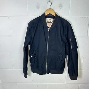 Superdry Jacket Mens XL Blue Rookie Edition Military Flight Utility Cargo Army* - Picture 1 of 15