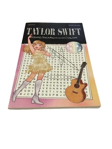 Taylor Swift Word Search and Coloring book 31 Puzzles & Pics 2025 NEW - Picture 1 of 3