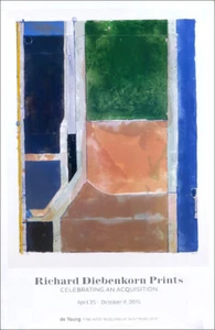 Póster de litografía offset de Richard DIEBENKORN 36 x 24 - Imagen 1 de 1