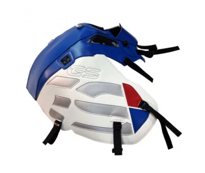 BMW R1250 GS ADVENTURE- 18/23 - TAPIS DE RESERVOIR BAGSTER BLEU GITANE BLANC - 1 - Imagen 1 de 2
