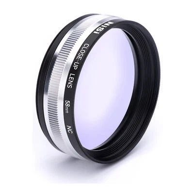 NiSi Close Up Lens Kit NC 58mm with 49 and 52mm Step Up Adapter Rings - Image 1 of 2