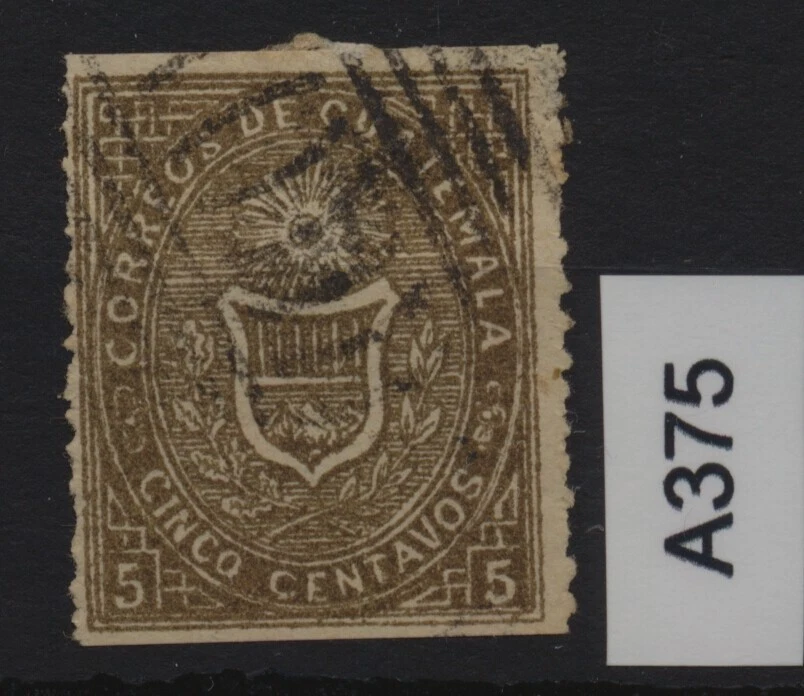 Falsificación de Guatemala 1871, VENDER COMO FALSIFICACIÓN, A375 Foto 1 de 1