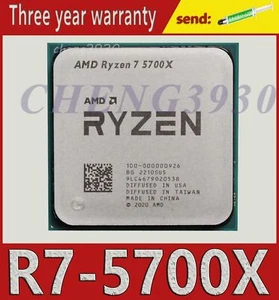 Procesadores de CPU AMD Ryzen 7 5700X AM4 65W 3,4 GHz hasta 4,6 GHz 8 núcleos R7 5700X - Imagen 1 de 1
