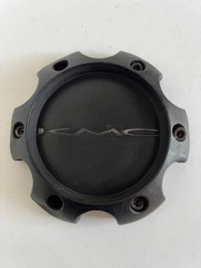 1 KMC Wheels Satin Black 6 Lug Center Cap Part# 395B139.7-6H Stock #4471 - Picture 1 of 4