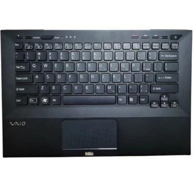 Nuevo para SONY VAIO VPC-SA VPC-SB VPC-SC VPC-SD reposamanos teclado EE. UU. Foto 1 de 4
