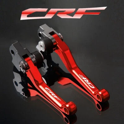 CNC Pivot Brake Clutch Lever For HONDA CRF250R CRF450R CRF250X CRF450X 2007-2018 - Image 1 of 4