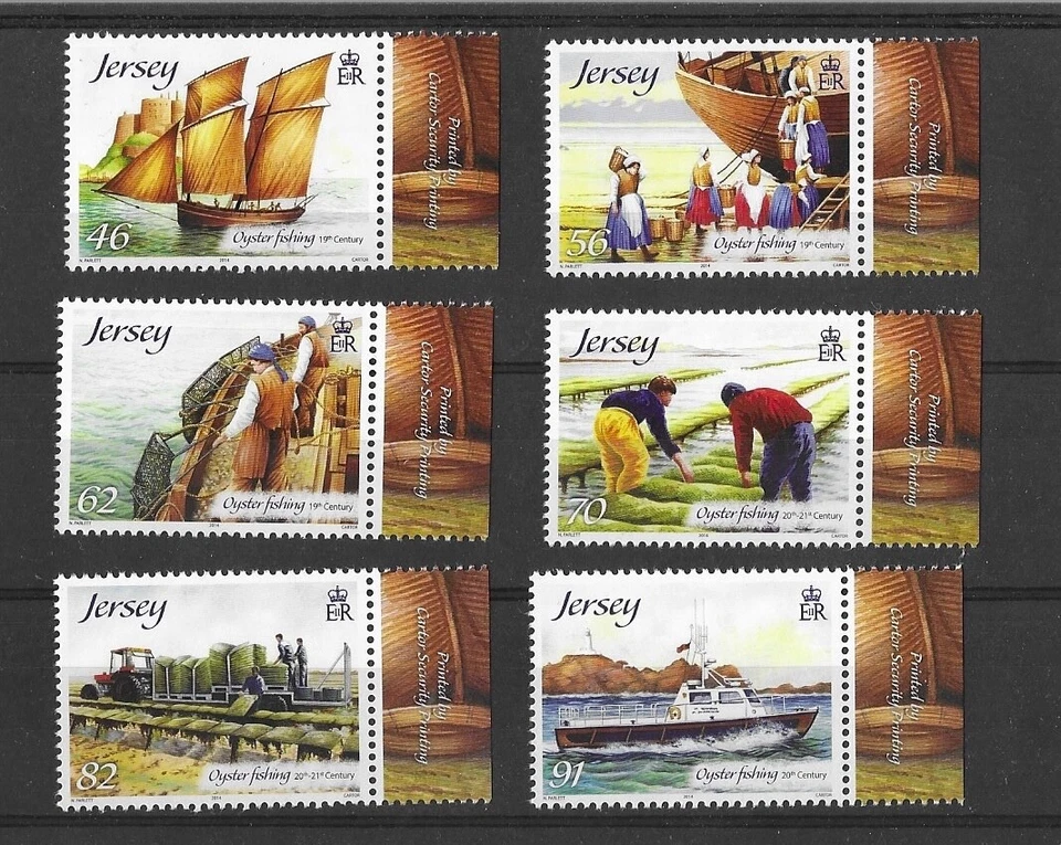 Jersey 2014 MNH Oyster Fishing sg 1875/1880 - Image 1 of 1