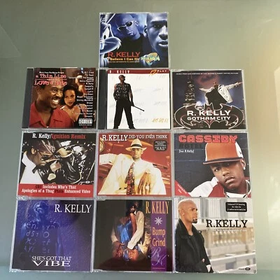 R. Kelly 10 CD LOT: 8 IMPORTS! Bump N' Grind She’s Got Vibe Gotham City Remix 12 - Image 1 of 4