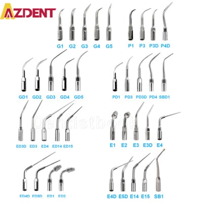 5X Dental Ultrasonic Piezo Scaler Tips GPE fit for EMS SATELEC NSK Woodpecker - Image 1 of 4