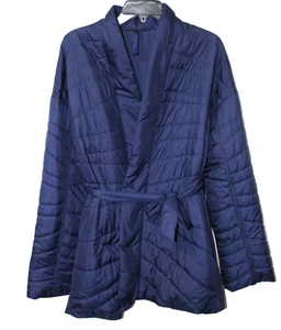 Neu Lululemon isolierte Damen-Wickeljacke – NISE (blau) – 198 $ UVP – Größe 10 - Bild 1 von 8