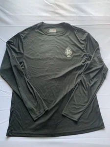 A4 Mens Black long sleeve graphic print shirt Size XL - Picture 1 of 7