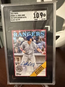 2023 Topps Josh Jung 1988 Rookie Auto SGC 9 Auto 10 88BA-JJ - Picture 1 of 3