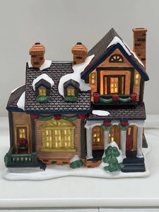 Santa's Workbench Collection Laurel Hill House 2002 Retired Perfect Condition - Picture 1 of 21