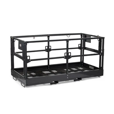 Titan Attachments 4' x 7'8" Mesh Telehandler Work Platform, Two Man Safety Baske - Image 1 of 4