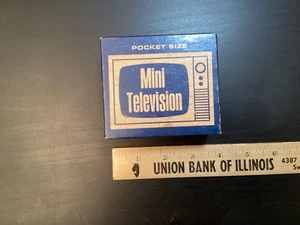Vintage Novelty Gag Gift Pocket Size Mini TV - ‘Your Personal Boob Tube’ - Picture 1 of 14