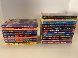 Lot 21 RL Stine Fear Street Point Horror books 99 First Silent Night - 9 1st Prt - Picture 1 of 20