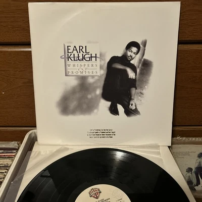 Earl Klugh – Whispers And Promises LP [Promo] 1989 Warner Bros 1-25902 VG+ - Image 1 of 3