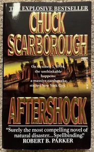 AFTERSHOCK VON CHUCK SCARBOROUGH 1992 BALLANTINE TASCHENBUCH KATASTROPHE ROMAN - Bild 1 von 7