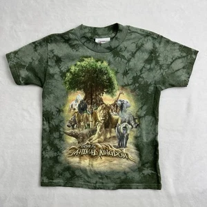 Vintage Disney World T-Shirt Kids Sz S Character Animal Kingdom Tye Dye - Picture 1 of 6