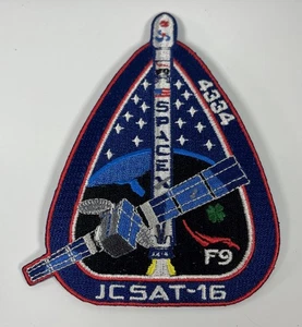 SPACEX JCSAT-16 FALCON 9 Launch Satellite Mission Patch Authentic - Picture 1 of 2