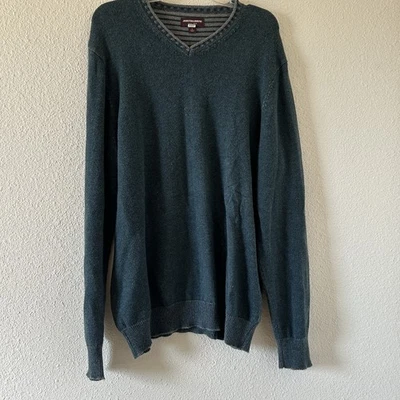 Johnston & Murphy Wool Blend Roll Neck Fishermen Grandpa Fall Sweater Men Large - Image 1 of 4