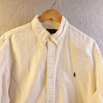 Camisa Oxford Ralph Lauren Calce Clásico Para Hombres XL Preppy Pony Manga Larga Foto 1 de 4