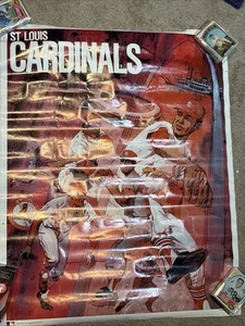 1968 St Louis Cardinals Baseball Team poster, Vintage Champions - Picture 1 of 3