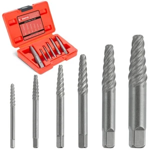 Spiral Screw Extractor Set, 37# CR-MO Easy Out Stripped Bolt Remover and Extr... - Bild 1 von 6