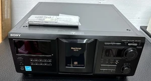 Professionally Serviced! Sony CDP-CX455 400 Disc w/ Remote Bundle NEW BELTS - Picture 1 of 9