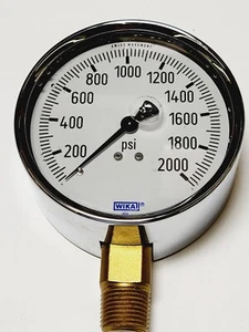 wika 2000 pressure gauge oil filled - Picture 1 of 5