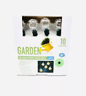 Garden Party Globe Wire Light Set LED 10 Lights 6 Ft Total Indoor/Outdoor NIB