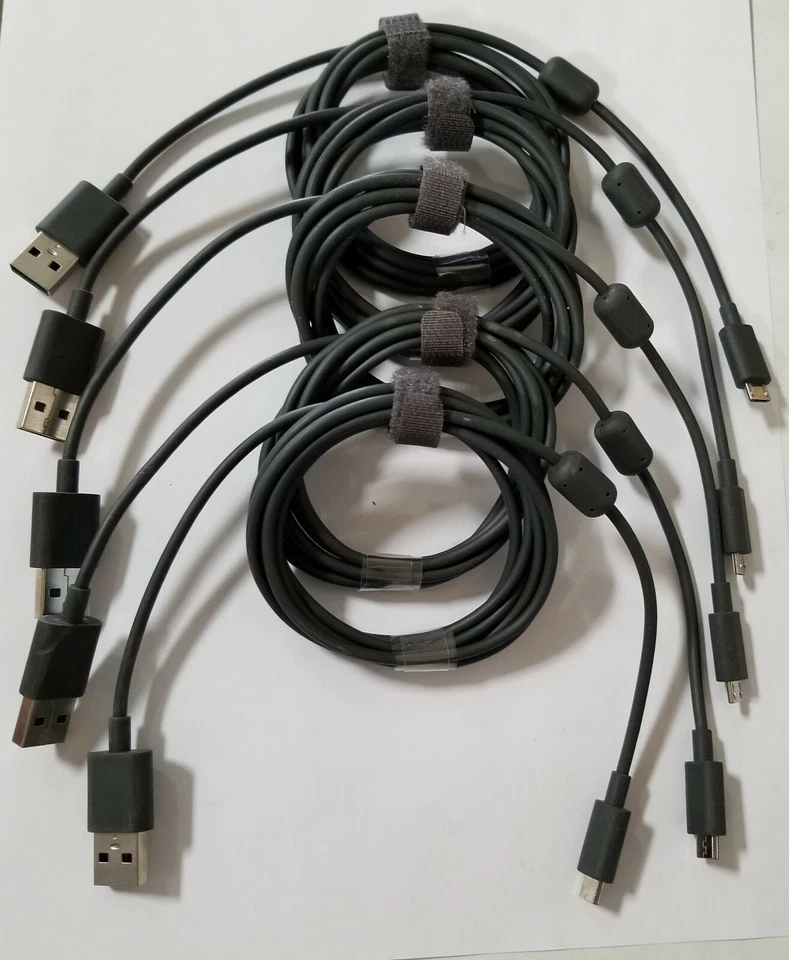 NEW! OEM! 5Ft Google Chromecast USB Power/Sync/Charging Cable x5! - Image 1 of 4