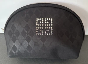 Givenchy Rhinestone Logo Makeup Cosmetic Pouch Zip Up Accessory Bag - Picture 1 of 9