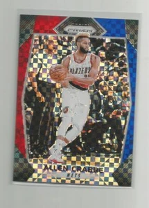 2017-18 Prizm ALLEN CRABBE Red White Blue Starburst Prizm - Foto 1 di 1