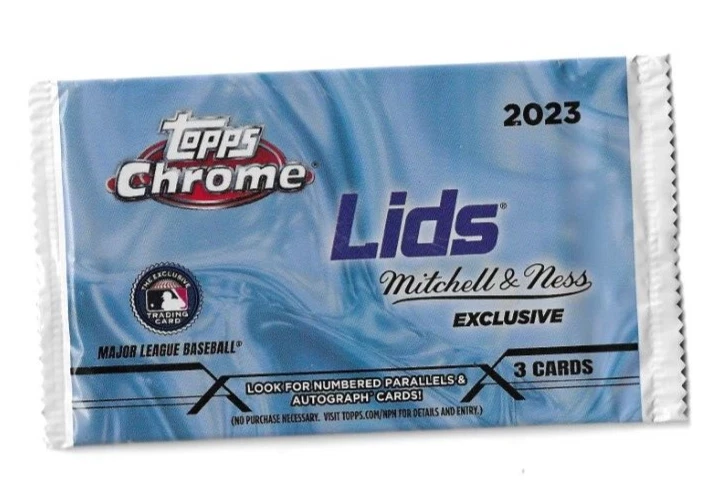 2023 Topps Chrome Lids Mitchell & Ness Pack - 3 cards per pack - qty available - Image 1 of 1