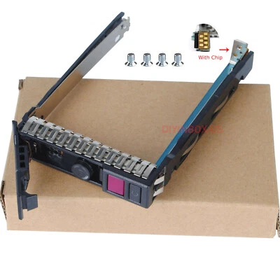 Fo HP Proliant DL380 DL360 G10 Gen10 2.5"NVMe SAS SSD SATA tray caddy 727695-001 - Image 1 of 4