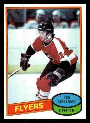 1980-81 Topps Ken Linseman #24 - Philadelphia Flyers - Image 1 of 2