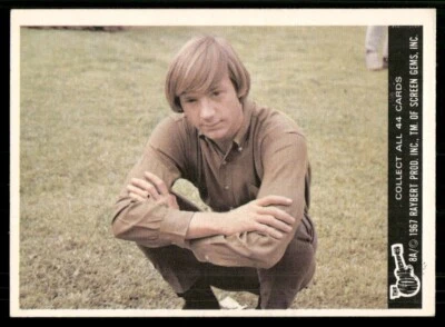 Tarjeta Donruss #8 del programa de televisión musical The Monkees 1967 (nuevo) Foto 1 de 2