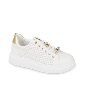 VALLEVERDE 35100 sneakers scarpa platform zeppa casual donna bianco