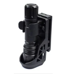 360° Tactical Flashlight Holster with Lever Side Lock Quick Unplug Flashlight - Picture 1 of 6